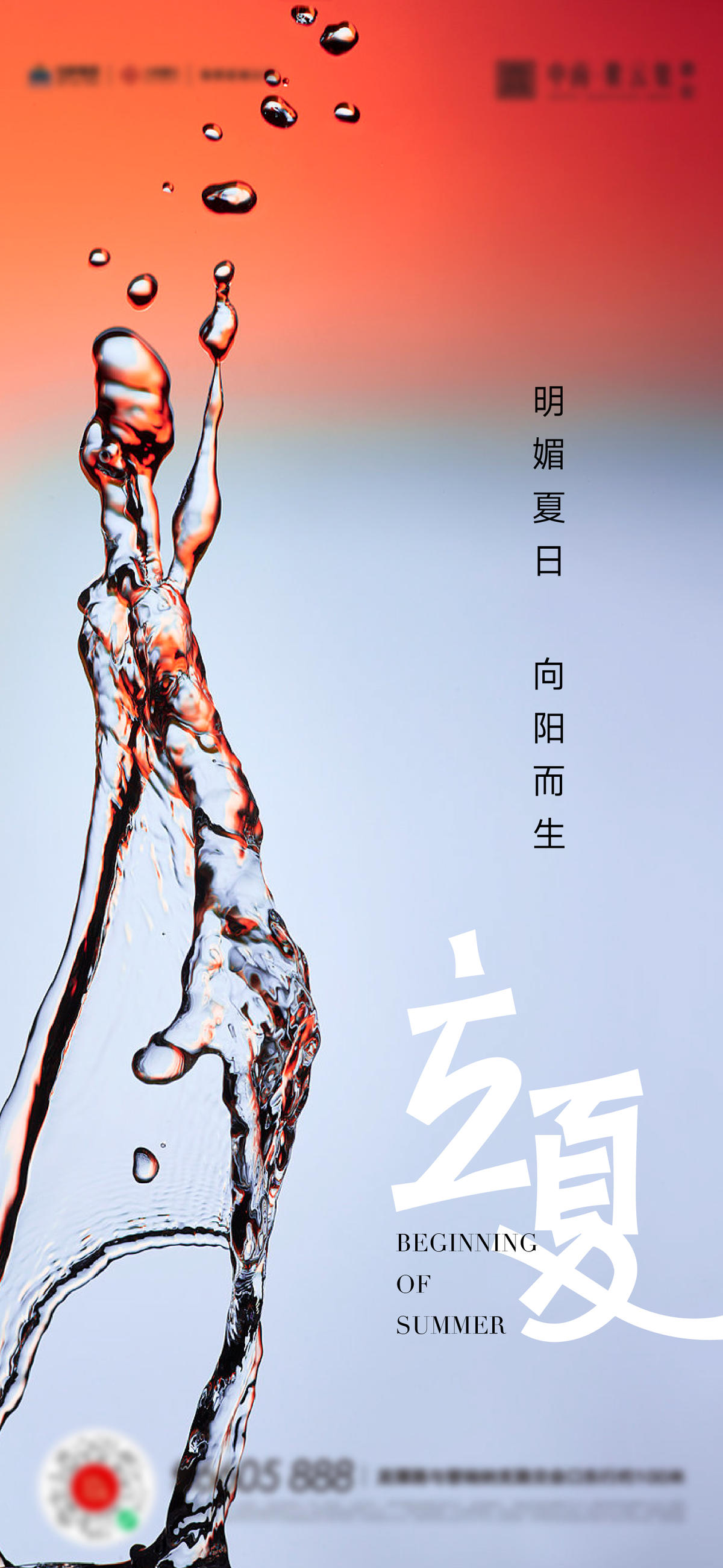 立夏夏至小满海报