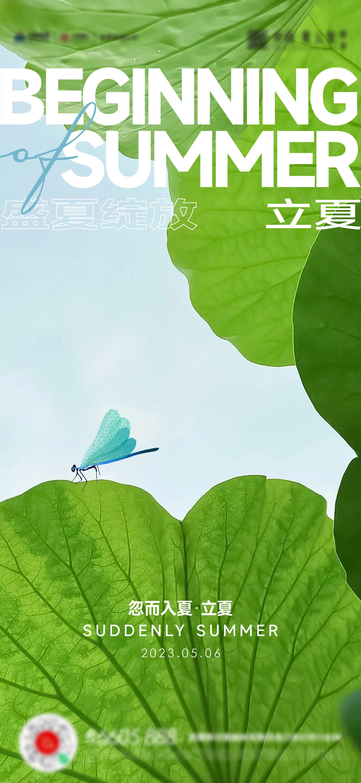 立夏夏至小满海报