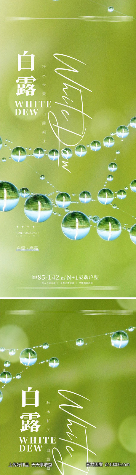 白露寒露海报-源文件-素材国度dc10000.com
