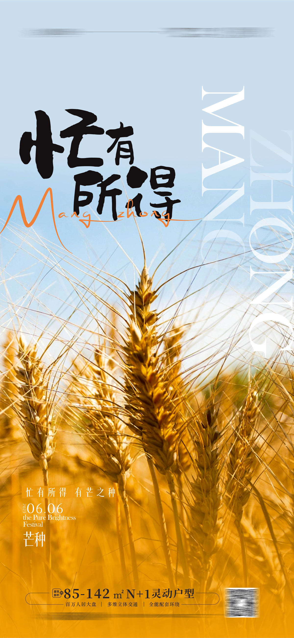 芒种海报 芒种节气海报 