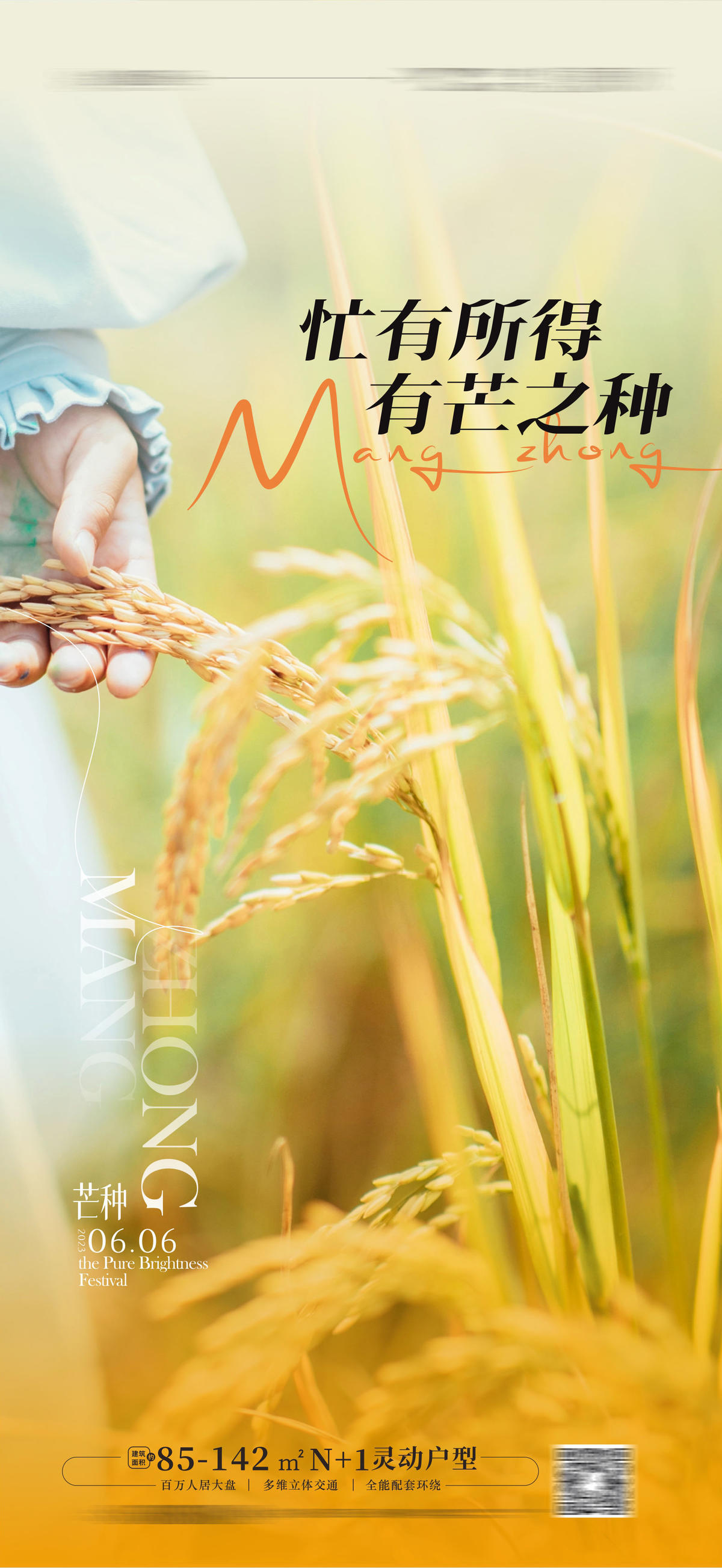  芒种节气海报 
