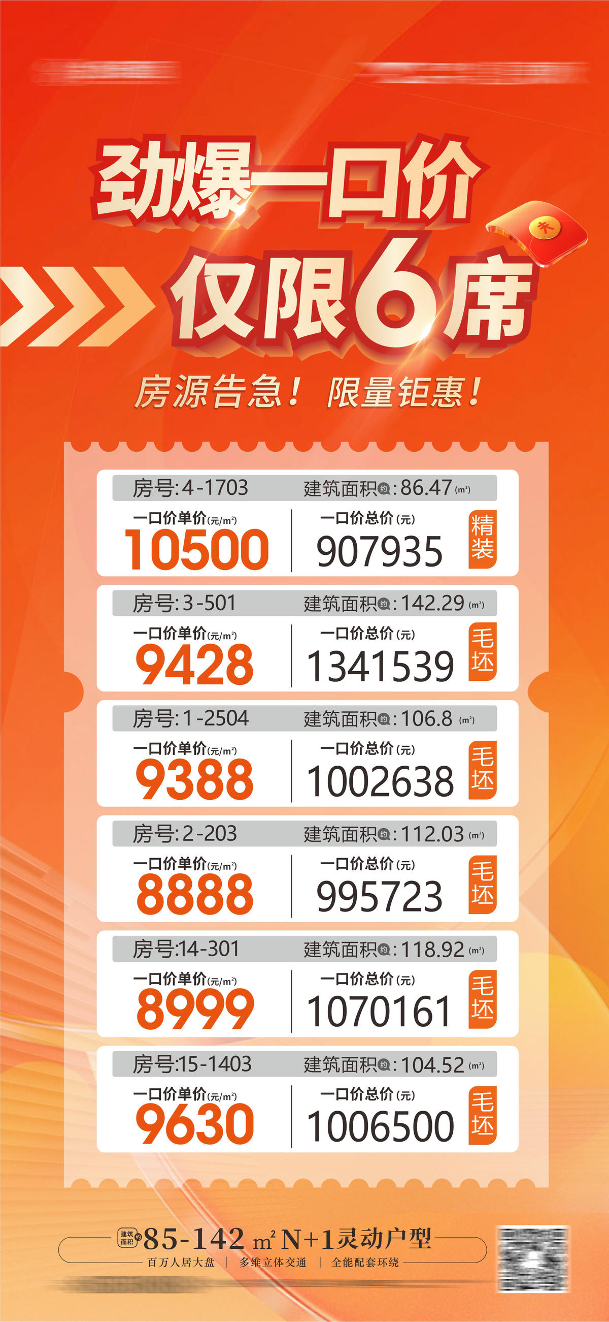  特价单位一口价