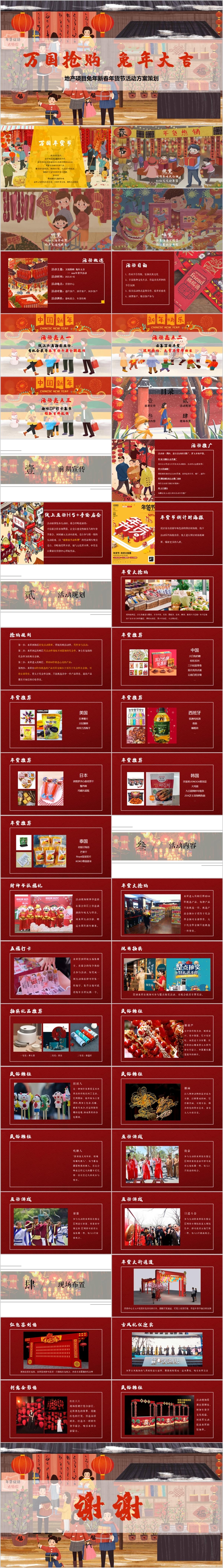 地产新春年货节主题活动方案PPT