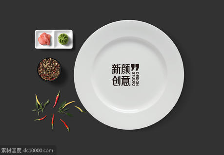 中式餐厅火锅品牌餐饮公司VI提案展示智能贴图样机PSD设计 - 源文件