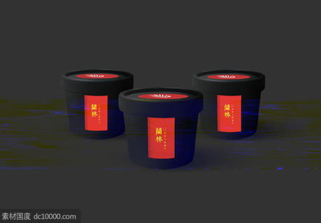 中式餐厅火锅品牌餐饮公司VI提案展示智能贴图样机PSD设计 - 源文件
