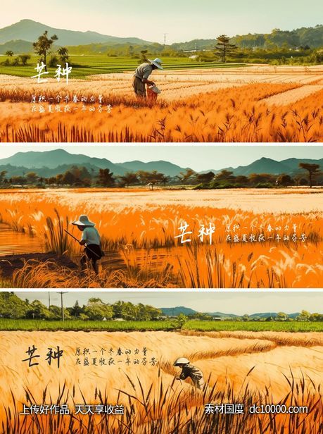 节气海报-源文件-素材国度dc10000.com