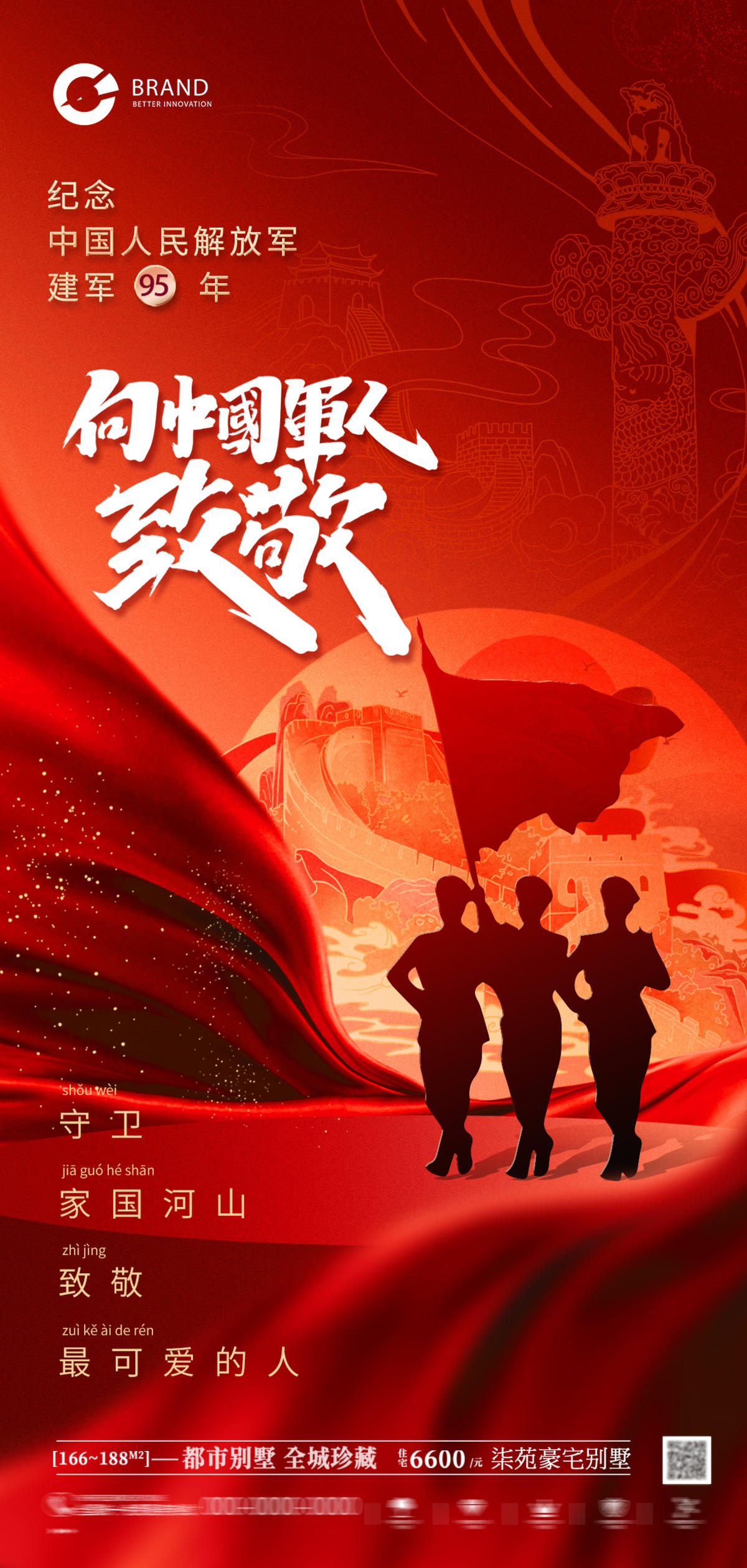 八一建军节海报