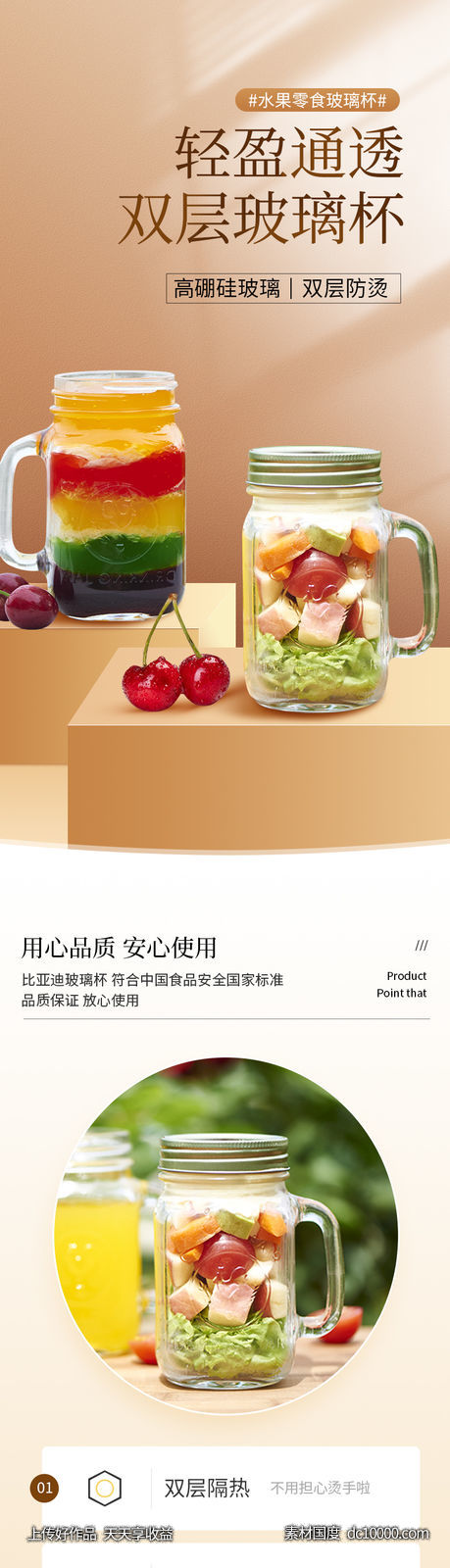 水果 零食 器皿 玻璃杯-源文件-素材国度dc10000.com