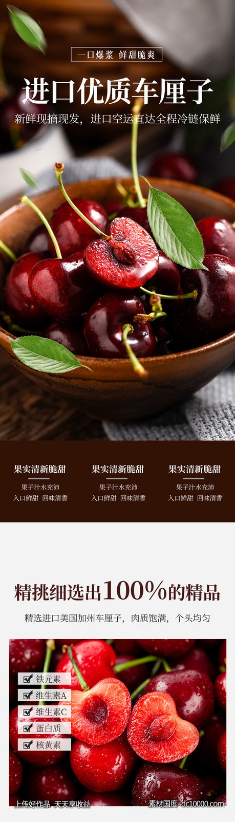 车厘子 详情页 -源文件-素材国度dc10000.com