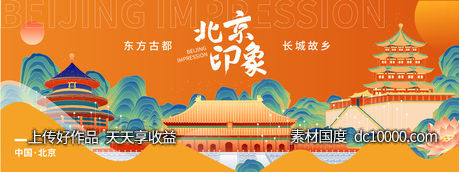 北京印象背景板-源文件-素材国度dc10000.com