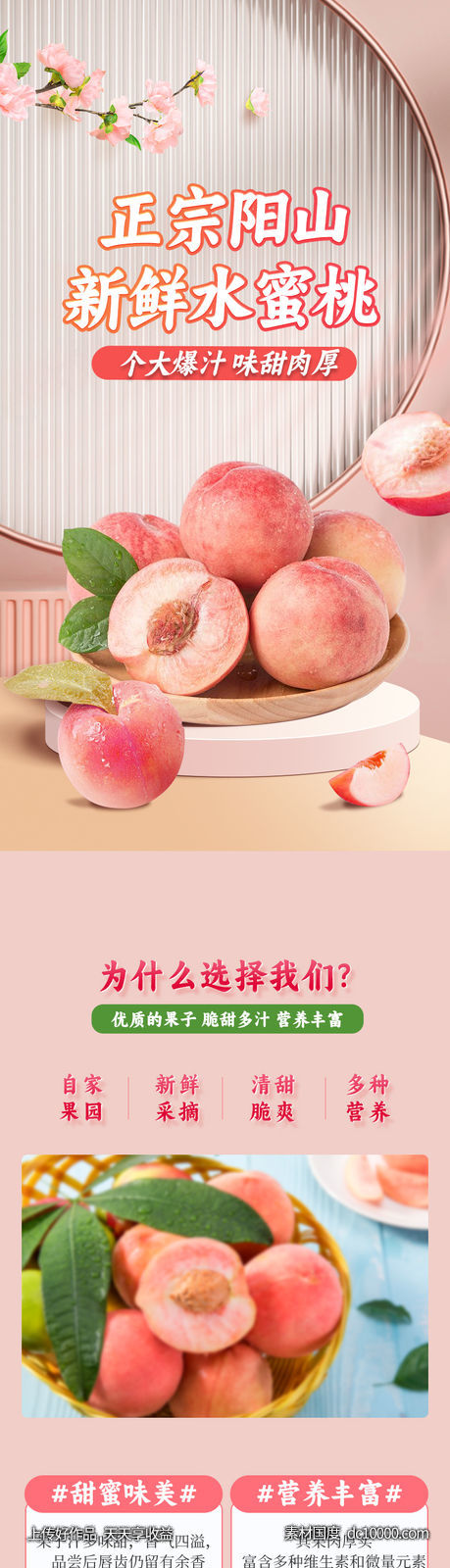 水蜜桃 详情页-源文件-素材国度dc10000.com