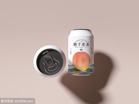 桃子 果茶 包装 - 源文件