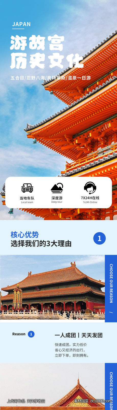 故宫 旅游 详情页-源文件-素材国度dc10000.com
