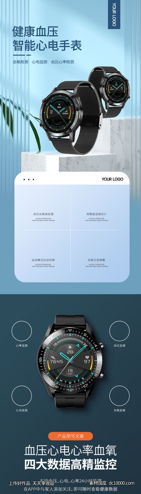 手表 详情页-源文件-素材国度dc10000.com