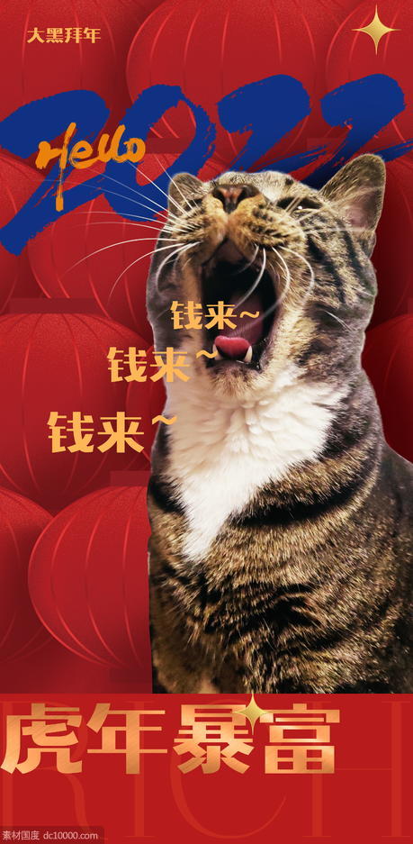 猫咪海报 - 源文件