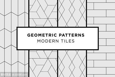 几何背景纹理 Geometric Patterns &amp;ndash; Modern Tiles - 源文件