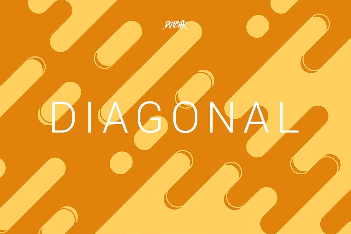 矢量线条背景纹理v04 Diagonal  Rounded Lines Bgs  V04