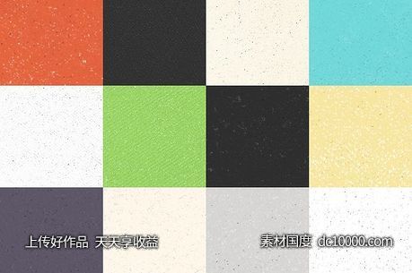 55种无缝图案纹理 55 Seamless Subtle Grunge Patterns-源文件-素材国度dc10000.com