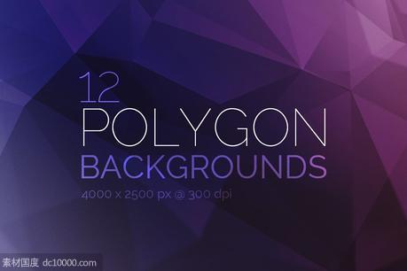 多边形图案背景纹理 Polygon Backgrounds - 源文件