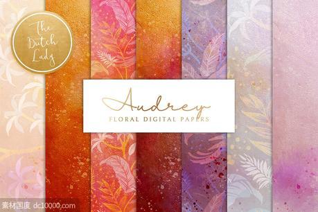 Audrey-高分辨率的花卉背景图片素材 - 源文件