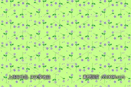 春季无缝图案背景纹理 8 springtime seamless patterns-源文件-素材国度dc10000.com