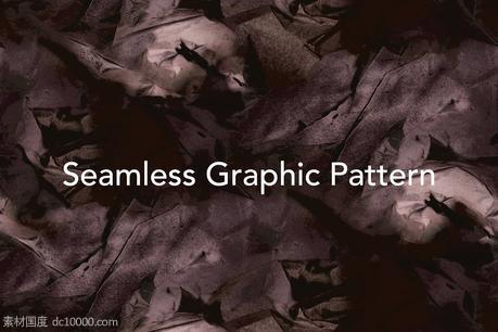 无缝抽象图形背景纹理 Seamless Abstract Graphic Pattern - 源文件