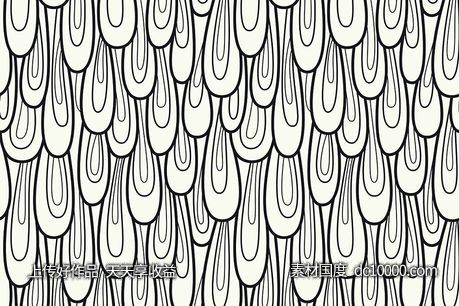 手绘涂鸦无缝图案 Hand drawn Doodles Seamless Patterns-源文件-素材国度dc10000.com