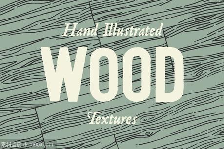 木质纹理背景 3 Wood Line Patterns ndash By hand - 源文件