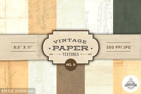 经典复古纸张背景纹理 Vintage Paper Textures ndash No 6 - 源文件