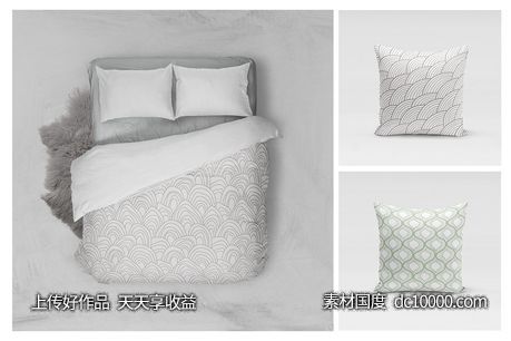 手工制作的无缝图案背景 Handmade Seamless Patterns-源文件-素材国度dc10000.com