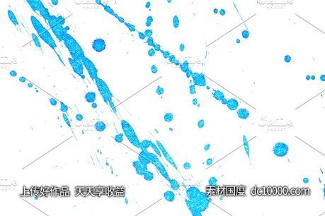 抽象泼墨背景纹理 10 JPG Abstract blue ink splash-源文件-素材国度dc10000.com
