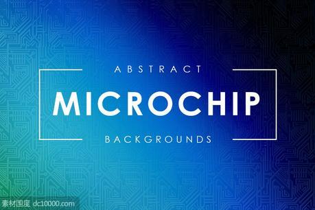 微晶片抽象背景纹理素材 - 源文件
