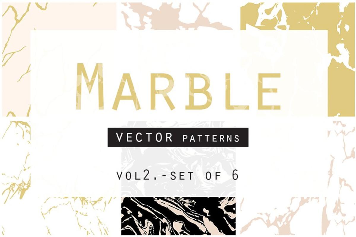 大理石背景纹理 Marbled Vector Patterns &amp;ndash; 2