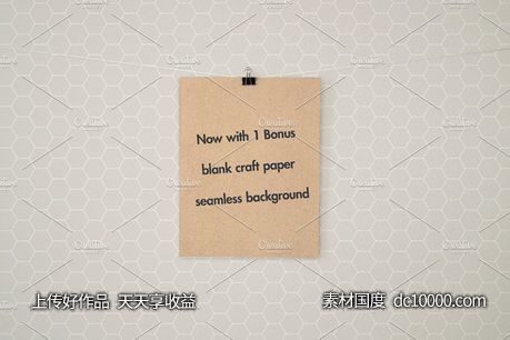 有机的牛皮纸图案 10 Organic Kraft Paper Patterns-源文件-素材国度dc10000.com