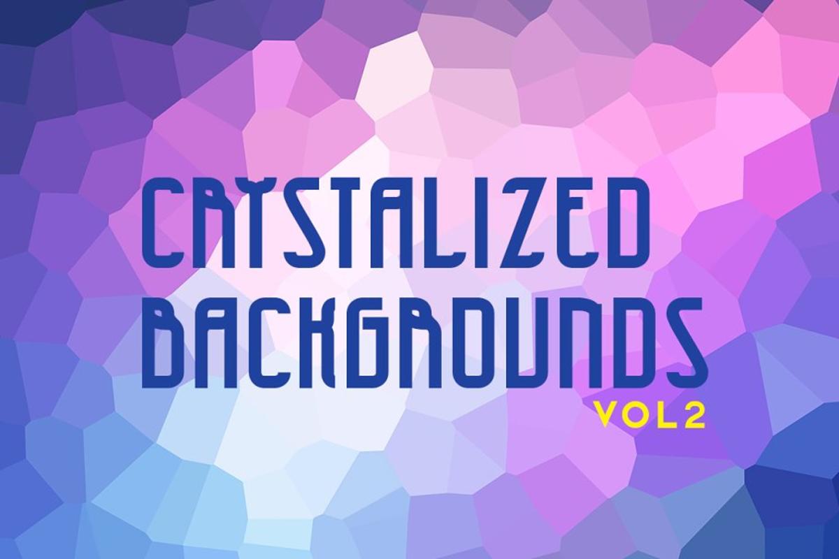 多边形背景纹理 Crystallized Backgrounds Vol 2