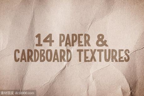纸板纹理包第二卷 Paper  Cardboard Texture Pack Vol 2 - 源文件