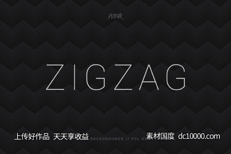 无缝抽象背景纹理 ZigZag  Seamless Abstract Bgs  V03-源文件-素材国度dc10000.com
