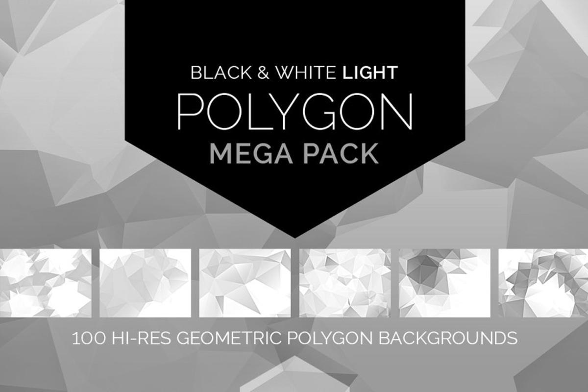 几何多边形背景纹理 Light Polygon Mega Pack