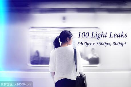 光线叠层背景 100 Light Leaks - 源文件