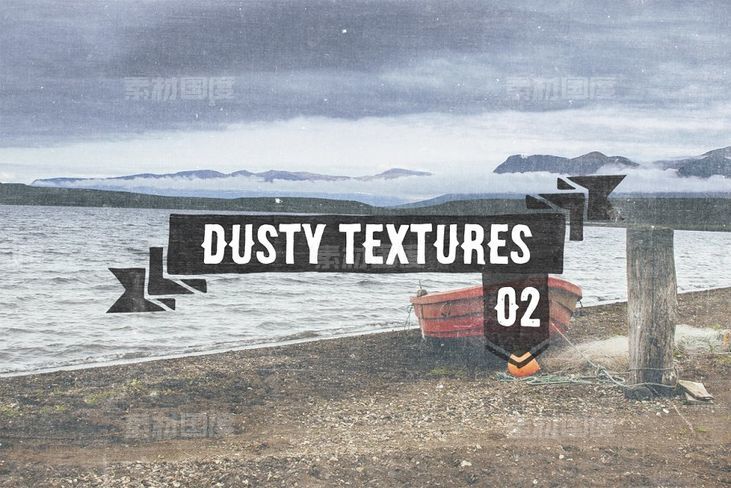灰尘覆盖纹理卷02 Dusty Overlay Textures Vol 02