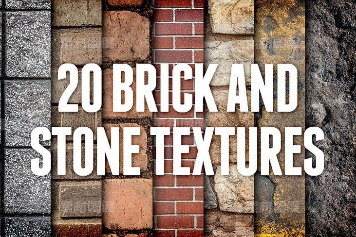 砖石图案纹理素材包1 Brick and Stone Textures Pack 1