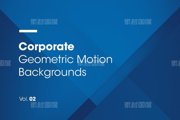 抽象几何背景纹理图形v2 Corporate  Motion Backgrounds  V02