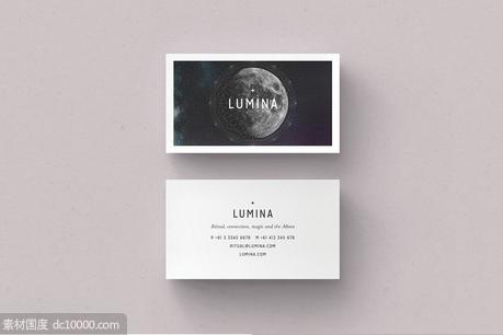 极简商业名片模版 LUMINA Business Card Template - 源文件