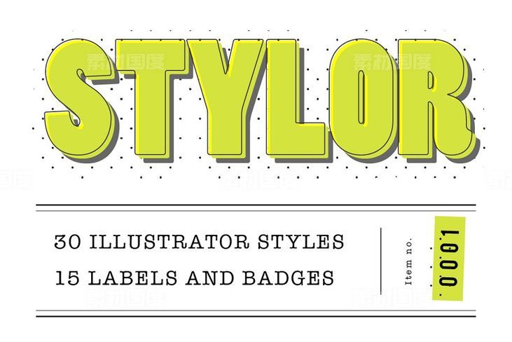 徽章logo素材模板 STYLOR ndash Styles Labels  Badges No1