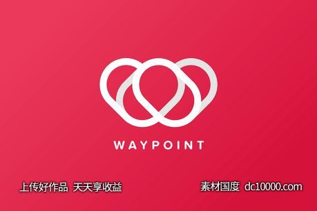 创意logo设计模板 Way Point Logo Template-源文件-素材国度dc10000.com