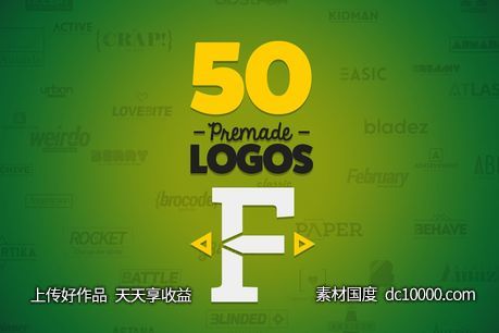 字母ldquoFrdquologo素材 50 Letter lsquoFrsquo Logos Bundle-源文件-素材国度dc10000.com