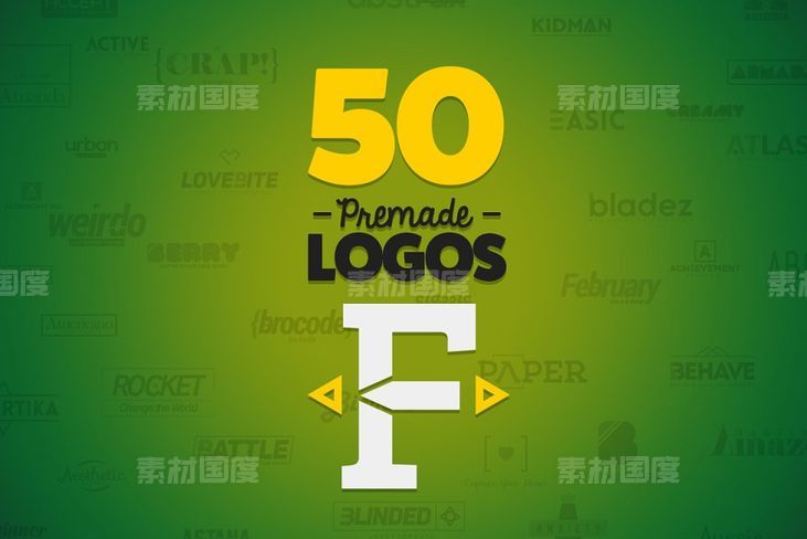 字母ldquoFrdquologo素材 50 Letter lsquoFrsquo Logos Bundle