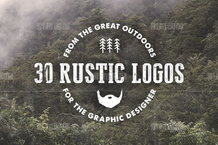 30个质朴的手绘logo设计 30 Rustic Hand Drawn Logos