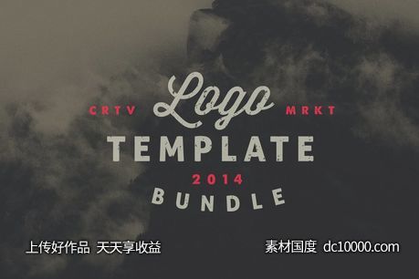 设计logo素材模板 Logo Template Bundle-源文件-素材国度dc10000.com