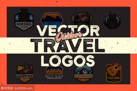 户外旅行logo设计模板 OUTDOOR TRAVEL LOGOS - 源文件